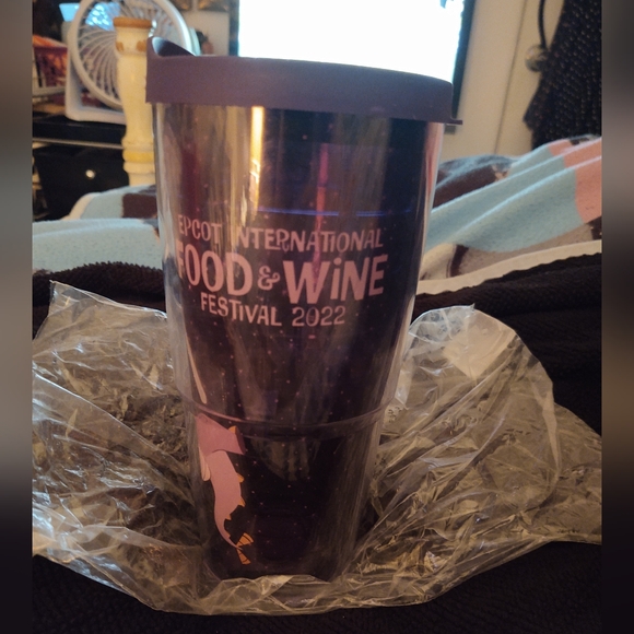 DISNEY 2022 EPCOT International Food & Wine Festival Figment Tervis Tumbler NEW - Picture 3 of 5